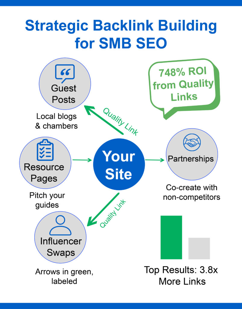Strategic Backlinks Building for SMB SEO